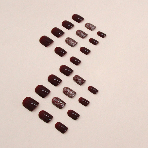 12 Sizes-24 Pcs Press On Nails W1199