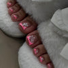 12 Sizes-24 Pcs Press On Nails F185