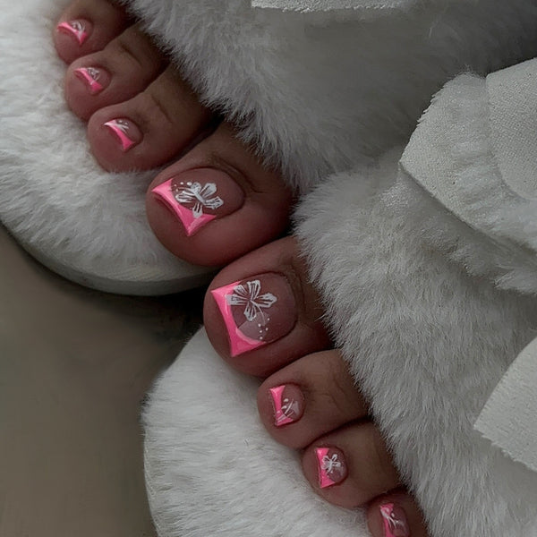 12 Sizes-24 Pcs Press On Nails F185