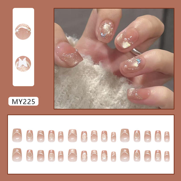 15 Sizes-30 Pcs Press On Nails My225