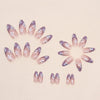 12 Sizes-24 Pcs Press On Nails W689
