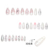 12 Sizes-24 Pcs Press On Nails JP3847