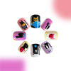 12 Sizes-24 Pcs Press On Nails C003