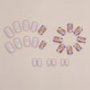 12 Sizes-24 Pcs Press On Nails W1353