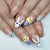 12 Sizes-24 Pcs Press On Nails C1638