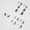 12 Sizes-24 Pcs Press On Nails JP989
