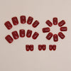 12 Sizes-24 Pcs Press On Nails CF025