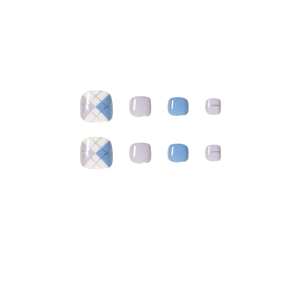 12 Sizes-24 Pcs Press On Nails JP1133