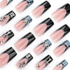 12 Sizes-24 Pcs Press On Nails JP3537