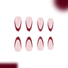 12 Sizes-24 Pcs Press On Nails C1397
