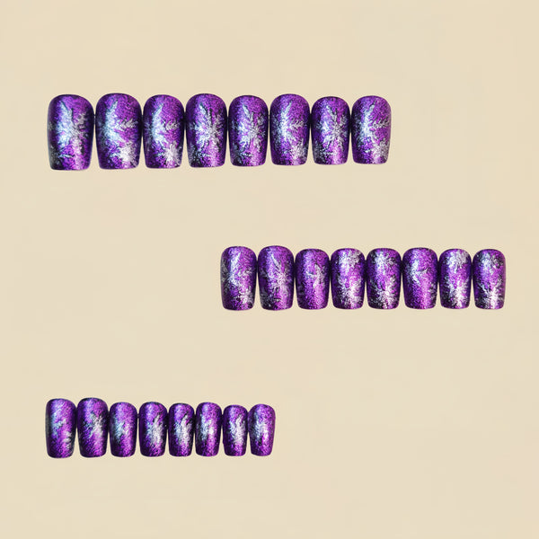 12 Sizes-24 Pcs Press On Nails Y1312