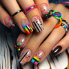 12 Sizes-24 Pcs Press On Nails Y559