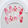12 Sizes-24 Pcs Press On Nails Z1245