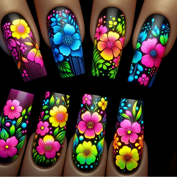 12 Sizes-24 Pcs Press On Nails Y698