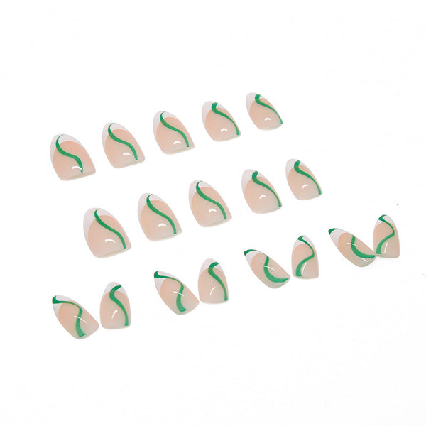 12 Sizes-24 Pcs Press On Nails W043