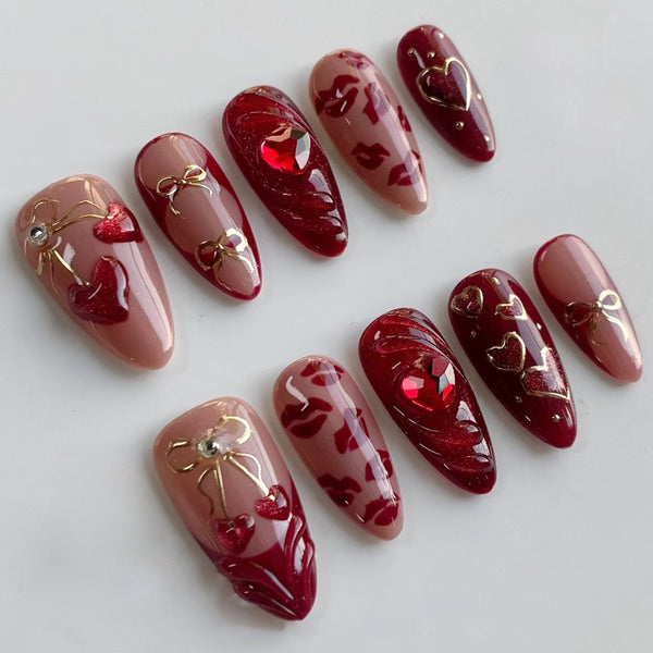 30 Pcs Press On Nails Z1065