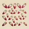 12 Sizes-24 Pcs Press On Nails Y1310