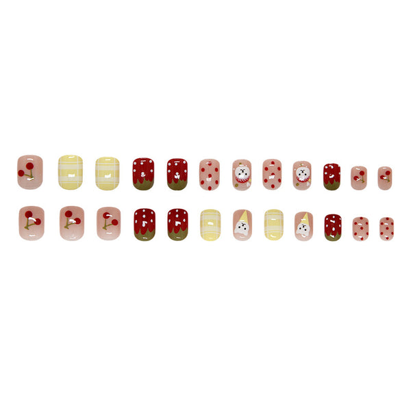 12 Sizes-24 Pcs Press On Nails R980