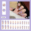 12 Sizes-24 Pcs Press On Nails R281