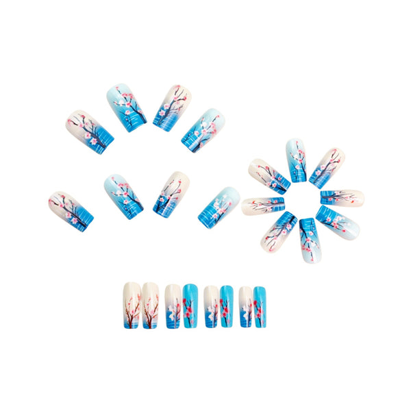 12 Sizes-24 Pcs Press On Nails y2092-24