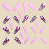 12 Sizes-24 Pcs Press On Nails Y912