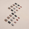 12 Sizes-24 Pcs Press On Nails Z727