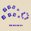 12 Sizes-24 Pcs Press On Nails Y1972