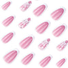 12 Sizes-24 Pcs Press On Nails JP3832