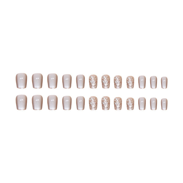 12 Sizes-24 Pcs Press On Nails MY025