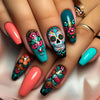 12 Sizes-24 Pcs Press On Nails Y1124
