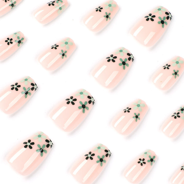 12 Sizes-24 Pcs Press On Nails JP2019