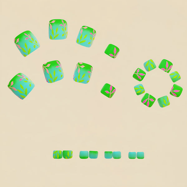 12 Sizes-24 Pcs Press On Nails Y759