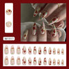 12 Sizes-24 Pcs Press On Nails W1911