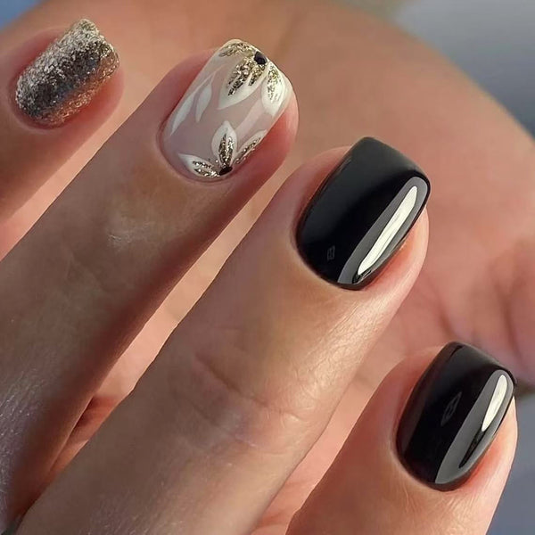 12 Sizes-24 Pcs Press On Nails C943