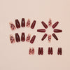12 Sizes-24 Pcs Press On Nails W1682