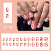 12 Sizes-24 PcsPress On Nails C118
