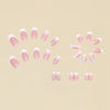 12 Sizes-24 Pcs Press On Nails D017