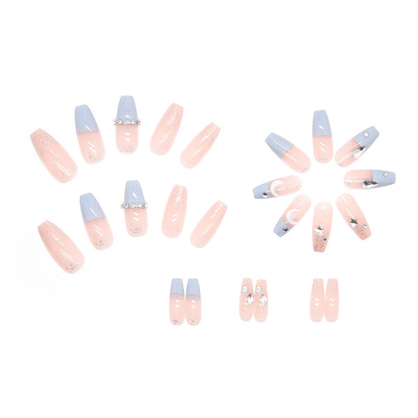 12 Sizes-24 PcsPress On Nails Z452