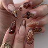 12 Sizes-24 Pcs Press On Nails JP4117
