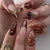 12 Sizes-24 Pcs Press On Nails JP4117
