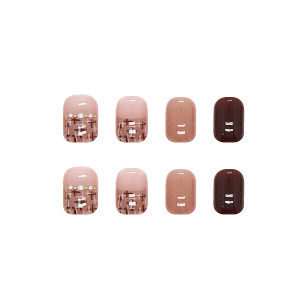 12 Sizes-24 Pcs Press On Nails Z442