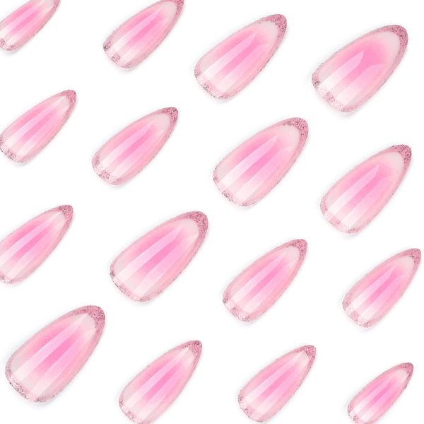 12 Sizes-24 Pcs Press On Nails JP3957