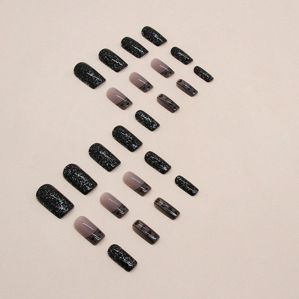12 Sizes-24 Pcs Press On Nails W1286