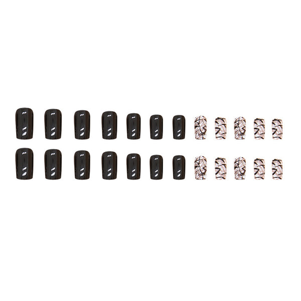 12 Sizes-24 Pcs Press On Nails W1515