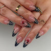 12 Sizes-24 Pcs Press On Nails C1372