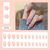 12 Sizes-24 Pcs Press On Nails Z376
