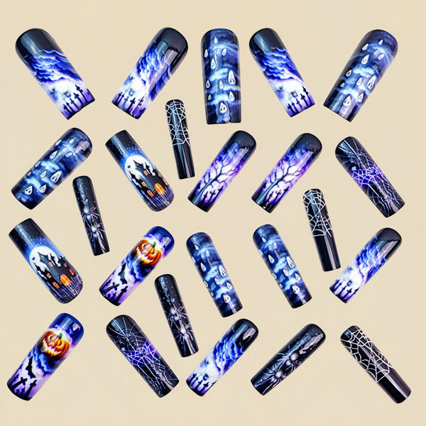 12 Sizes-24 Pcs Press On Nails Y855