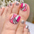 12 Sizes-24 Pcs Press On Nails JP1632