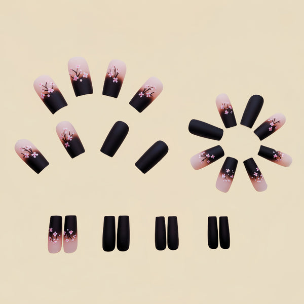 12 Sizes-24 PcsPress On Nails Y260
