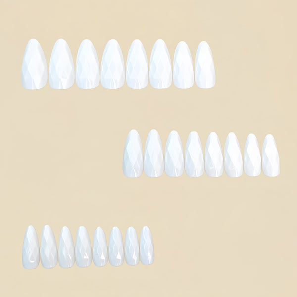 12 Sizes-24 Pcs Press On Nails Y1830
